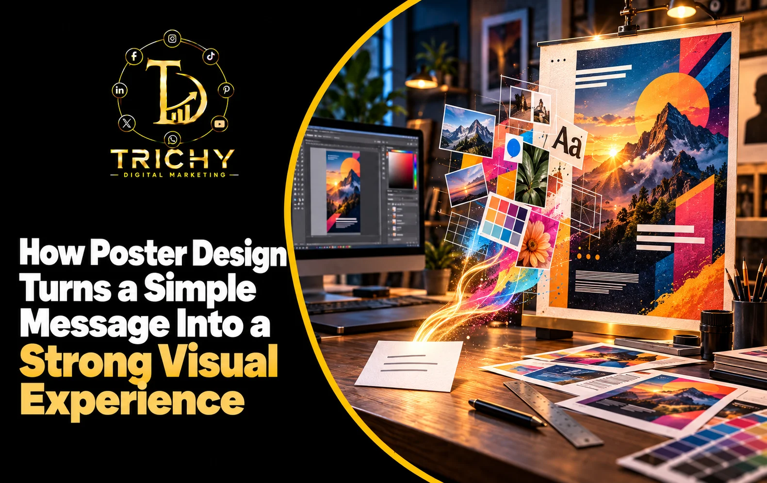 How Poster Design Turns a Simple Message Into a Strong Visual Experience