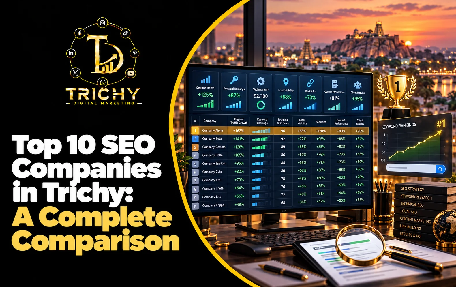 Top 10 SEO Companies in Trichy: A Complete Comparison